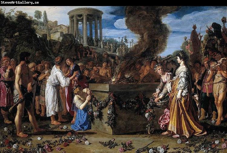 Pieter Lastman Orestes and Pylades Disputing at the Altar.